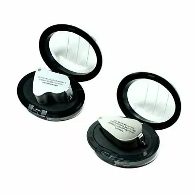 2 PACK - Illuminated 30X - 60X & 40X Jewelers Loupe Lighted Light Magnifier • $10.79