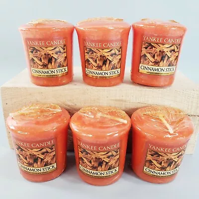 Yankee Candle Set Of 6 Votive Cinnamon Stick Holiday Scent Sampler • £17.10