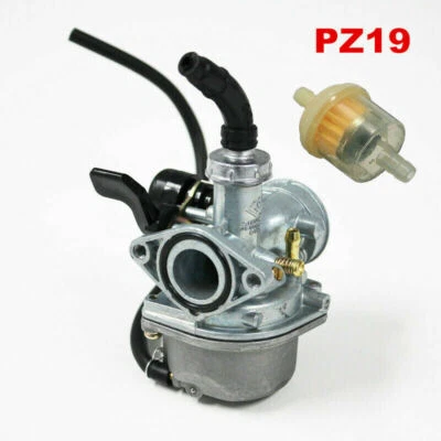 $21.55 • Buy 19mm Carby 50cc 70cc 110cc Dirt Bike ATV Quad Carburetor 4 Stroke + Fuel Filter 
