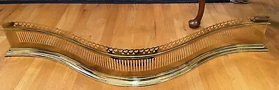 Virginia Metalcrafters Harvin Colonial Williamsburg Brass Fireplace Fender #3 • $335