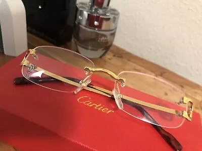 $250 • Buy Cartier C Decor Eyeglasses Vintage Frames - New Old Set - Full Set Included