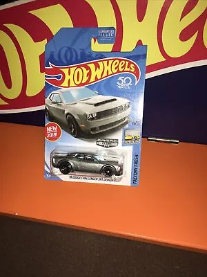 2018 Hot Wheels Factory Fresh 8/10 ‘18 Dodge Challenger SRT Demon - Zamac • $15