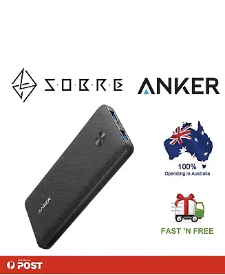 Anker PowerCore III 10000mAh Fast & Slim Power Bank Portable Charger Black  • $79.98