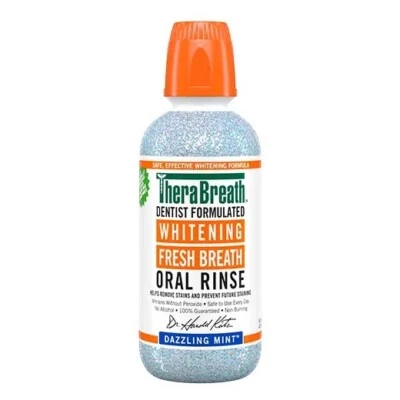 $19.95 • Buy Therabreath Whitening Fresh Breath Oral Rinse Dazzling Mint 16 Oz FREE SHIPPING