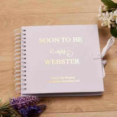 £14.99 • Buy Personalised Soon To Be Hen Night Guest Book Scrapbook Or Photo Album WSPR-50