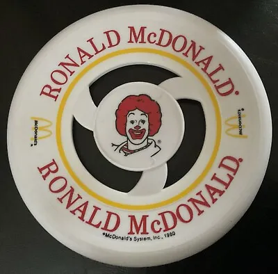 Pocket Flyer Frisbee Restaurant Ronald McDonald 1980 McDonald's Vintage • $6.49