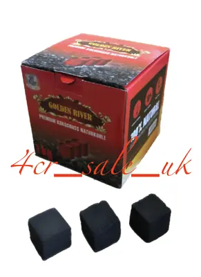 SHISHA HOOKAH NARGILE CHARCOAL COCONUT COAL CUBE FOR Nakhla UK Seller GR XL ZEN • £8.79