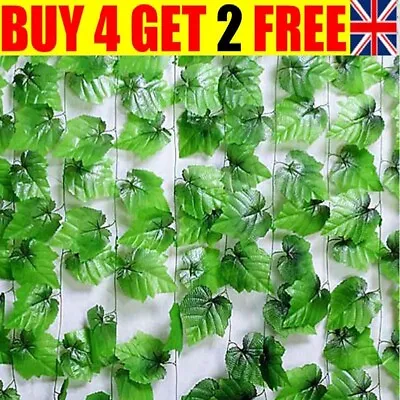 7.3 Ft Wedding Decorations Artificial Ivy Leaf Garland Plants Vine Fake Foliage • £2.39
