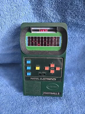 Vintage Mattel Classic Football 2 Handheld Electronic Video Game (43567) • $29.99