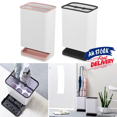 $26.99 • Buy 6 Slots Cane Stick Holder Umbrella Stand Draining Can Storage Rack Office Home