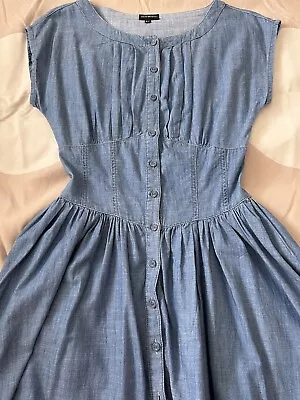 Warehouse Denim Dress Size 8 • £10