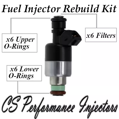 Fuel Injector Service Repair Rebuild Kit Orings Filters For Chevy V6 3.4 CSKRP16 • $34.75