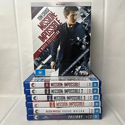 Mission Impossible: 6 Movie Collection - Blu-Ray 7-Disc Box Set Mint Condition • $70