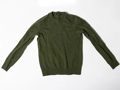 QUINCE Mongolian Cashmere Crewneck  Sweater Mens Green S Small Please Read!! • $6.99