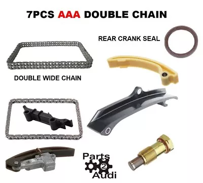 VW 2.8 VR6 1996-1999 JETTA GOLF PASSAT 7 Pcs ENGINE TIMING CHAIN KIT AAA ENGINE  • $89