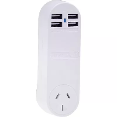 Jackson 4.2 Amp 4 Outlet USB Charger With Mains Power Outlet • $63.67