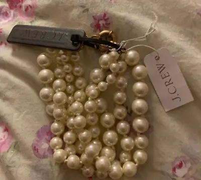 J CREW  Multi-Strand Faux Pearl Bracelet BNWTGS DESIGNER DESTASH! • $12.31