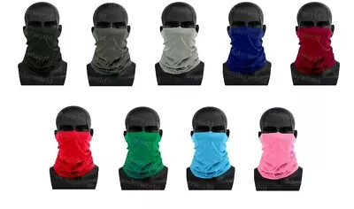 Snood Face Mask Cover Lightweight Multiway Neck Warmer Scarf Gaiter Tube  • £4.45