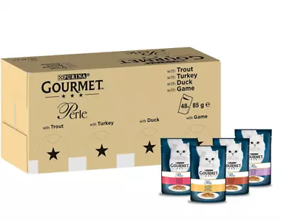 £29 • Buy 2 Boxes Gourmet Perle Country Medley Jelly Cat Food, 85g -96 Packs(all Sorts)
