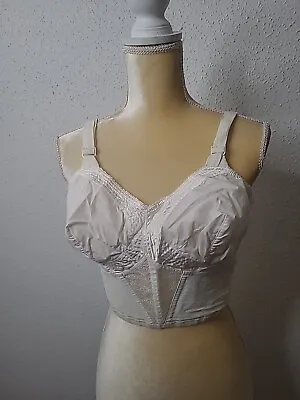 Vintage 1950s Pointy Bullet Bra Corset Bustier Surprise 38 D Union Made Label • $75