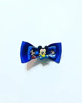 Handmade Hair Bows - Disney - Mickey And Friends - Baby Mickey  #1 Bow • $5
