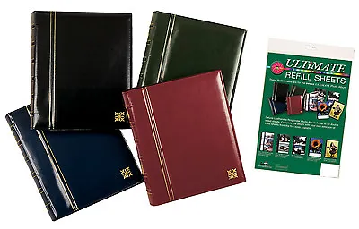  The Ultimate Ring Binder Leatherette Combination Photo Album And Refills • £4.89
