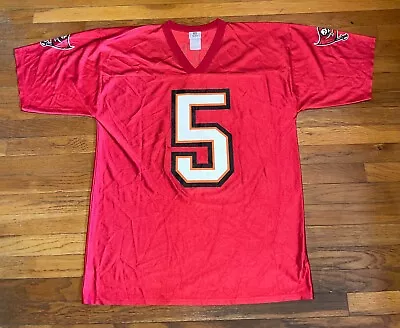 Tampa Bay Buccaneers Josh Freeman #5 NFL Team Apparel Jersey Size Large • $20