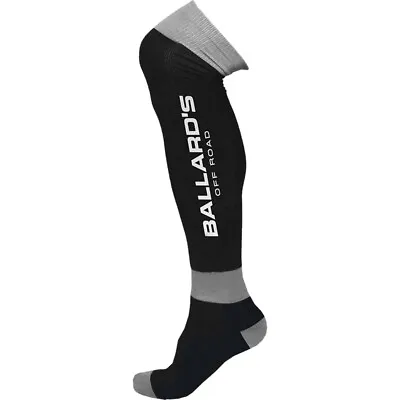 Ballards  Mx Black Grey Motocross Dirt Bike Knee Brace Guard Riding Socks • $19.95