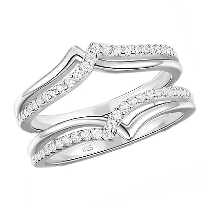 Vintage Infinity Ring Guards Wedding Anniversary Bands For Engagement Ring • $33.99