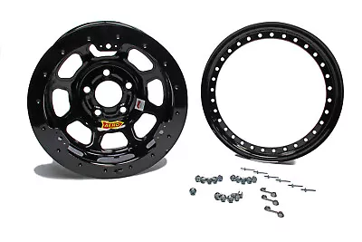 Aero Race Wheels 53-100550B 15X10 5In Wide 5 Black Beadlock • $459.07