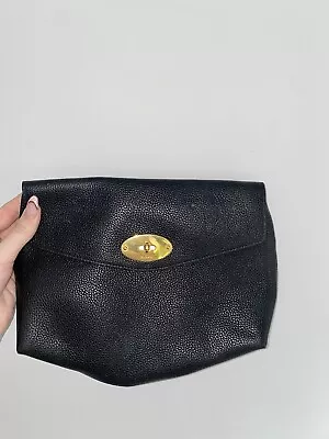 Mulberry Nvt Leather  Postman's Lock Black  Cosmetic Pouch / Clutch  • £120