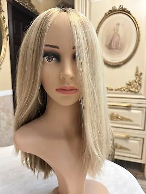 $2117 Milano Wig Highlights Blonde Human Hair 17’ Worn Twice Custom Made • $1100