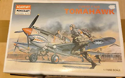 Academy CURTISS P40 TOMAHAWK AIRCRAFT 1/72 Scale Model Kit- 12456  • £5.49