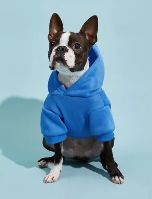 Pet Dog Hoodie Sweater Jumper Coat Warm Clothes Puppy Apparel Hooded Jacket UK • £4.50