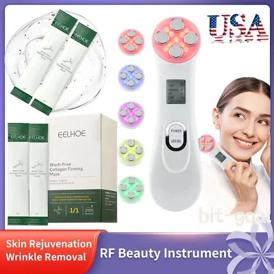 $25.95 • Buy Collagen Anti-Aging Facial Skin Lifting Wrinkle Removal Device RF Radio
