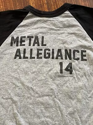 Rare Promo 'metal Allegiance' Long Sleeve Jersey...testament Exodus Megadeth.. • $13.05