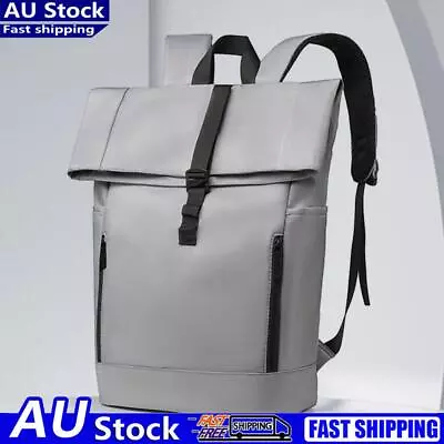 Men Backpack Breathable Waterproof Business Bag For Office Travel (Grey) • $20.76