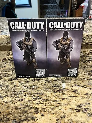 Two Mega Bloks Call Of Duty GHOST Figure Collector Construction Set Lot NIB • $29.95