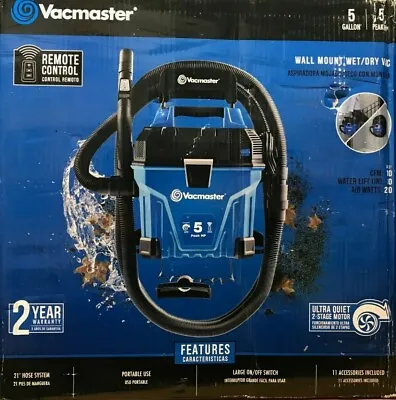 $199.95 • Buy Vacmaster - VWMB5080101 - Wall Mounted Wet Dry Vacuum
