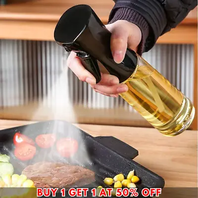 200-500ml Oil Sprayer For Cooking Olive Oil Spray Bottle For Kitchen Oil Mister • £8.39