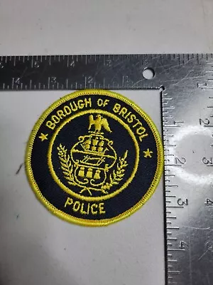 Bin1 B12 Borough Of Bristol Pennsylvania  Police Patch • £7.72