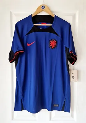Genuine Netherlands Away Shirt 2022 - Size Adult Large - Brand New With Tags  • £60