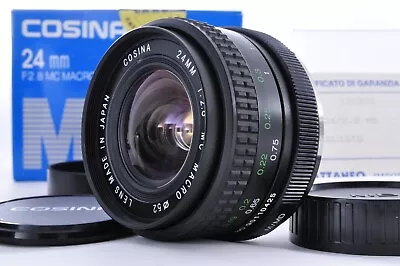 COSINA 24mm F2.8 MC MACRO Lens For MINOLTA MC/MD Mount [Near Mint+ In Box] Japan • $114.99