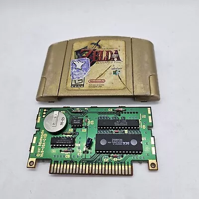 The Legend Of Zelda Ocarina Of Time Nintendo 64 1998 N64 Gold Authentic Tested • $69.95