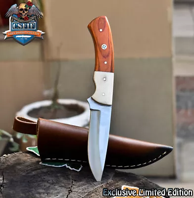 CSFIF Handmade Skinner Knife D2 Tool Steel Hard Wood Hunter Razor Sharp • $3.25