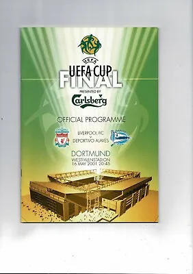 £6 • Buy 2001 Liverpool V Deportivo Alaves UEFA Cup Final Football Programme