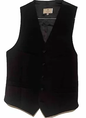 Hackett Mayfair Smart Grey Skim  Fit Man's Waistcoat/vest Uk 36r • £39.99