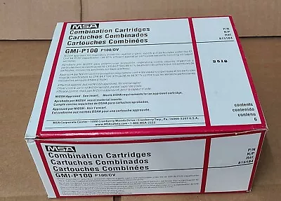 Pack Of 6 MSA Vapors/Particulate P100 Cartridge Niosh For Respiratory Protection • $75