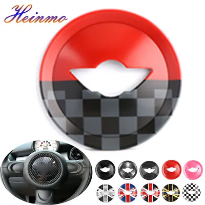 Car Steering Wheel Center Cover For Cooper S JCW ONE R55 R56 R57 R60 Countryman • $17.09