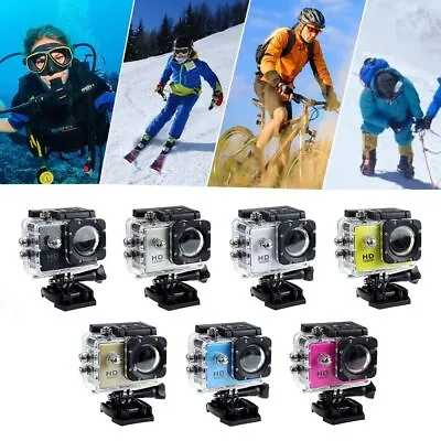 Waterproof Sports Camera Bike Motor Cycle Action Helmet DV Cam 1080P For Gopro • $20.66